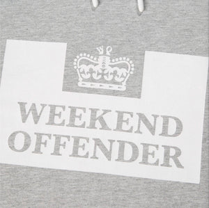 Weekend Offender HM Service Classic Hoodie Marl Grey - Raw Menswear