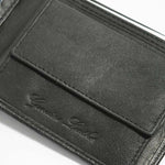 Load image into Gallery viewer, Lambretta Punched Leather Wallet Black - Raw Menswear
