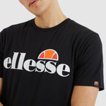 Load image into Gallery viewer, Ellesse Prado Crew Neck T-shirt Black - Raw Menswear

