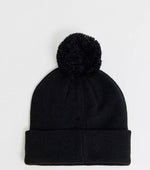 Load image into Gallery viewer, French Connection Bobble Hat Beanie Black - Raw Menswear
