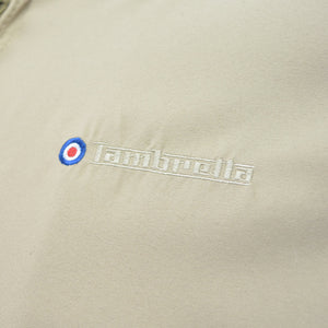 Lambretta Shower Resistant Harrington Jacket Stone - Raw Menswear