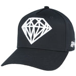 Load image into Gallery viewer, Carbon212 Diamond Baseball Cap Black - Raw Menswear

