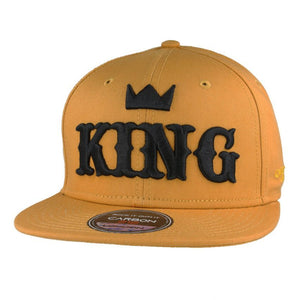Carbon King Snapback Cap Mustard - Raw Menswear