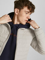 Load image into Gallery viewer, Jack &amp; Jones Recycled Puffer Jacket Ecru - Raw Menswear
